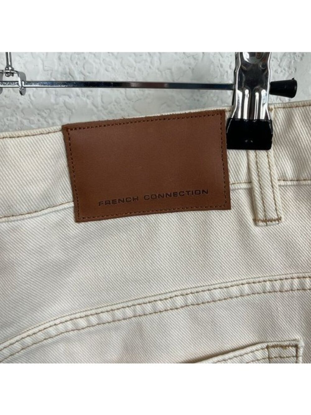French Connection Acquard Barrel Leg Jeans - Picture 4 of 7